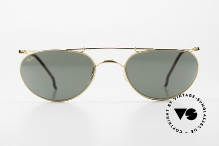Ray Ban Deco Metals Wrap Old Bausch Lomb Ray-Ban USA, vintage 1990's designer-sunglasses; made in U.S.A., Made for Men and Women