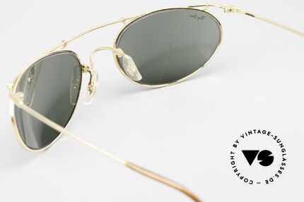 Ray Ban Deco Metals Wrap Old Bausch Lomb Ray-Ban USA, Size: large, Made for Men and Women