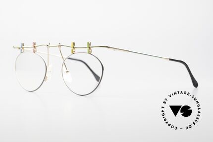 Taxi ST2 by Casanova Clothespin Eyeglasses 90's, represents the exuberance of the Venetian carnival, Made for Men and Women