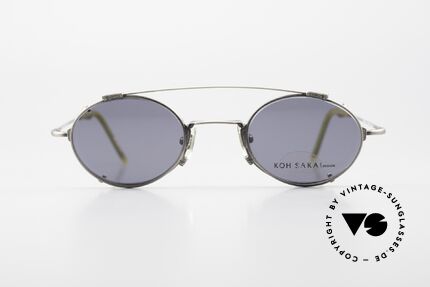Koh Sakai KS9711 Vintage Glasses Oval Clip On, Koh Sakai, BADA and OKIO have been one distribution, Made for Men and Women