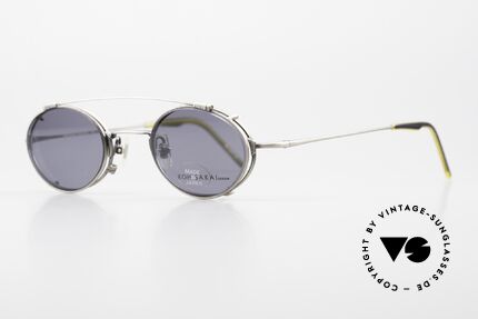 Koh Sakai KS9711 Vintage Glasses Oval Clip On, 1997 designed in Los Angeles; produced in Sabae (Japan), Made for Men and Women