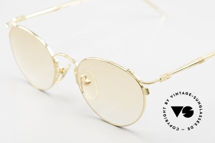 Jean Paul Gaultier 57-2271 Junior Gaultier Vintage Shades, orange-gradient sun lenses (also wearable at night), Made for Men and Women