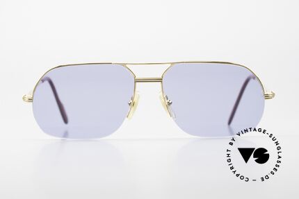 Cartier Orsay Luxury Men's Sunglasses 90'S, model of the 'Semi-Rimless' Collection by CARTIER, Made for Men