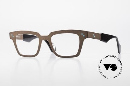 Theo Belgium Cinquante Titanium Designer Frame, striking square designer specs by THEO Belgium, Made for Men