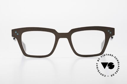 Theo Belgium Cinquante Titanium Designer Frame, model Cinquante-Sept/2, color 798 ("chocolate"), Made for Men