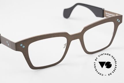 Theo Belgium Cinquante Titanium Designer Frame, unworn; like all our vintage Theo eyewear specs, Made for Men