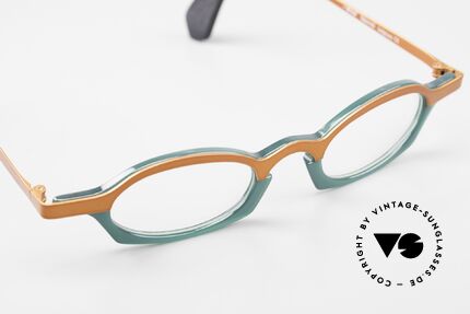 Theo Belgium Bioval Combi Reading Glasses, unworn Theo model for those who dare to wear them, Made for Women