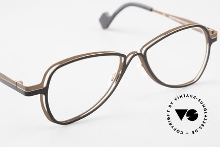Theo Belgium Eye-Witness VB Ladies Gents Designer Specs, unworn (like all our rare vintage eyewear by THEO), Made for Men and Women