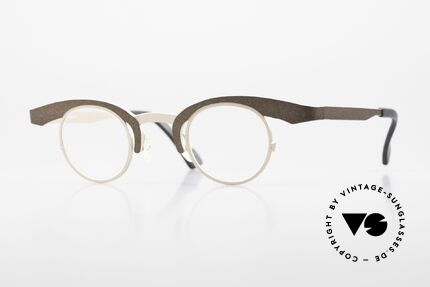 Theo Belgium O Women's Frame Titanium, interesting ladies' glasses by Theo; vintage, Made for Women