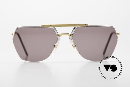 Alpina FM50 Striking 80's Nylor Glasses, gold-plated and platinum-plated (West Germany), Made for Men