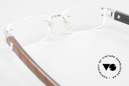 Tag Heuer L-Type 0114 Luxury Specs Alligator Leather, NO RETRO EYEWEAR, but an old ORIGINAL from 2006, Made for Men