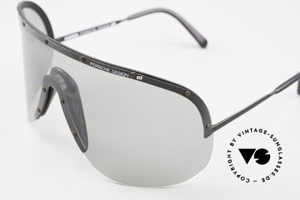 Porsche 5620 80's Yoko Ono Shades Black, thus, worldwide well-known as original 'Yoko Ono shades', Made for Men and Women