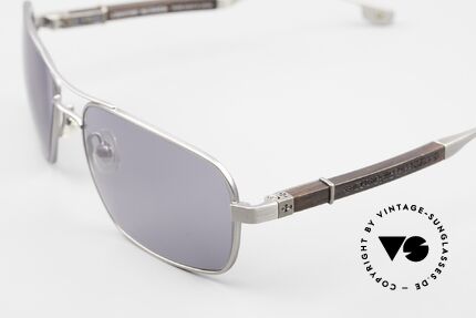 Chrome Hearts Loomer Luxury Shades Connoisseurs, flexible spring hinges and costly ebony temples, Made for Men