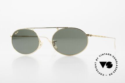 Ray Ban Vintage Oval Bausch&Lomb USA Shades 90s, Ray-Ban sunglasses of the 'Vintage Metal Collection', Made for Men and Women