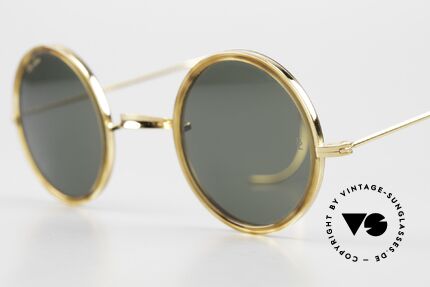 Ray Ban Cheyenne Style I Round B&L USA Sunglasses, unworn (like all our vintage sunglasses by Ray Ban), Made for Men and Women Ray Ban Cheyenne Style I Round B&L USA Sunglasses, unworn (like all our vintage sunglasses by Ray Ban), Made for Men and Women