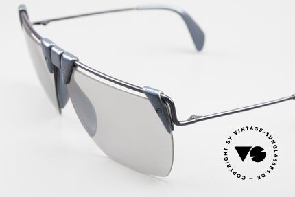 Rodenstock 1758 SuperSonic XL Men's Sunglasses 80's, X-Large sunglasses with light mirrored lenses, Made for Men
