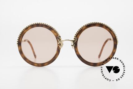 Christian LaCroix 7302 Rococo Vintage Sunglasses, design inspired by the rococo era ("Late Baroque"), Made for Women