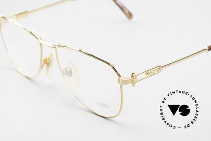 Gerald Genta Gold & Gold 03 Gold Plated Aviator Frame, in high-end quality (gold plated frame); made in Japan, Made for Men