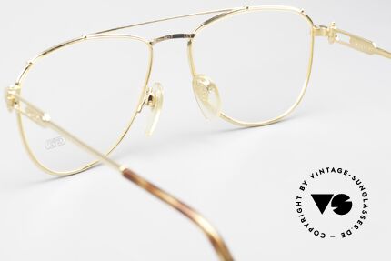 Gerald Genta Gold & Gold 03 Gold Plated Aviator Frame, NO retro specs, but a precious original from the 90's, Made for Men