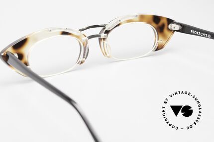Proksch's A3 True Vintage 90's Eyeglasses, DEMOS can be replaced optionally (28mm height), Made for Women