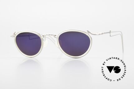 DOX 02 HLS Titanium Frame Mirrored, RARE, old DOX sunglasses from 1997, made in JAPAN, Made for Men and Women