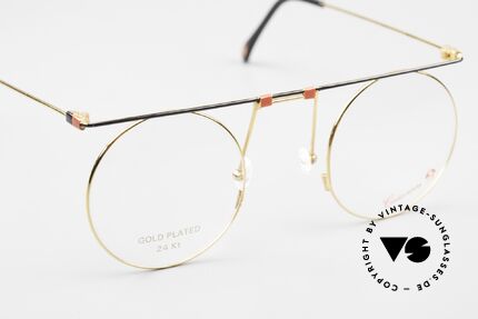 Casanova MTC 7 24kt Gold-Plated Art Frame, DEMO lenses can be replaced as required (varifocal), Made for Men and Women