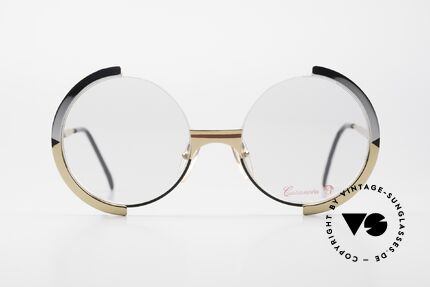 Casanova NM3 Round Art Glasses Unisex, gold-plated frame (a matter of course, at that time), Made for Men and Women