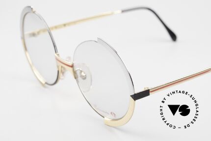 Casanova NM3 Round Art Glasses Unisex, limited-lot 1980's production (rare, costly, precious), Made for Men and Women