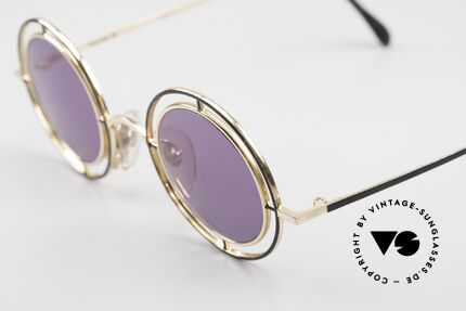 Casanova MTC 2 Round Frame 24kt Gold-Plated, "MTC" stands for "Metalmeccanici" = "metalworkers", Made for Men and Women