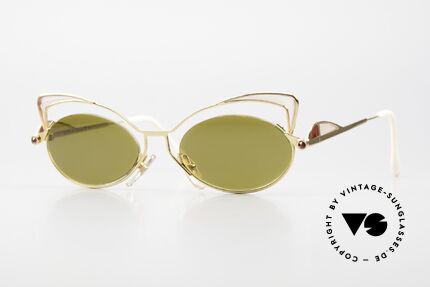 Casanova LC2 Murano Glass 24kt Gold Plated, glamorous CASANOVA ladies shades from the 80's/90's, Made for Women