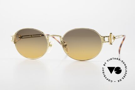 Jean Paul Gaultier 55-5110 Extraordinary Vintage Frame, extraordinary Jean Paul Gaultier 90's sunglasses, Made for Men and Women