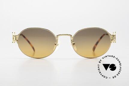 Jean Paul Gaultier 55-5110 Extraordinary Vintage Frame, spectacular frame with double gradient sun lenses, Made for Men and Women