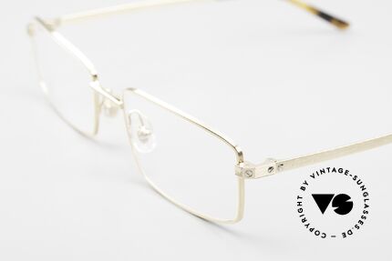 Cartier Santos De Eye00122 Luxury Metal Frame For Men, 1st class wearing comfort; made in France; 2000's, Made for Men