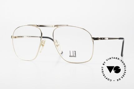 Dunhill 6046 80's Frame Horn Appliqué Details