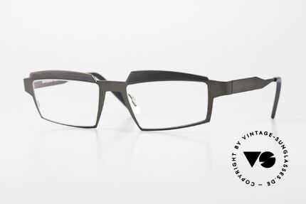 Theo Belgium Eye-Witness TV Pure Titanium & Horn Frame, fancy Theo Eye-Witness eyeglasses, model TV color 735, Made for Men