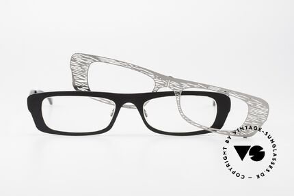 Theo Belgium Eye-Witness PJ Clip-On Front Titan Frame, Size: large, Made for Women