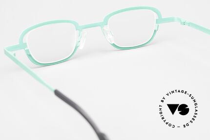 Theo Belgium Switch Designer Eyeglasses Unisex, the lens height is 25mm (rather reading eyeglasses), Made for Men and Women
