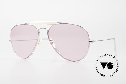 Ray Ban Outdoorsmann II White Gold 80's Limited Edition Details