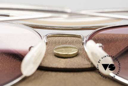 Ray Ban Outdoorsmann II White Gold 80's Limited Edition, NO retro shades, but a rarity made in USA + case, Made for Men and Women