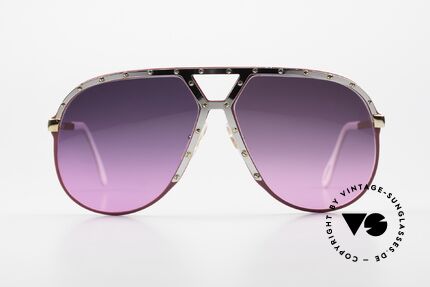 Alpina M1 One Of A Kind Purple Pink, rarity: pink frame, golden temples & silver bezel, Made for Men and Women