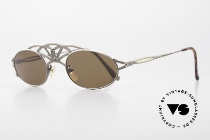 Matsuda 2844 Small 90's Designer Shades, the bridge is designed in the shape of a crown; unique, Made for Men and Women