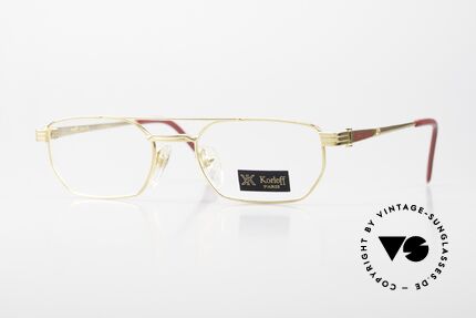 Korloff Paris K16 Gold Plated Titanium Frame Details