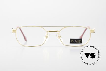Glasses Korloff Paris K16 Gold Plated Titanium Frame