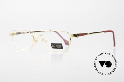 Korloff Paris K16 Gold Plated Titanium Frame, titanium frame (made in Japan); real top quality, Made for Men
