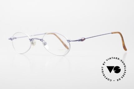 Bugatti 10764 Vintage 90s Eyeglasses Men, classic and timeless design (bicolor: blue and silver), Made for Men
