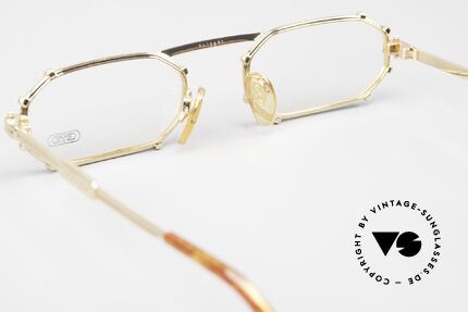 Gerald Genta Gold & Gold 02 24ct Vintage Specs Unisex, NO retro specs, but a 90's original; 24 ct gold-plated, Made for Men and Women