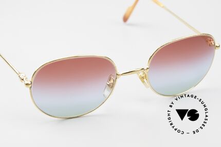 Cartier Antares - M Round 90's Luxury Sunglasses, NO RETRO eyewear; old 90's original with orig. packing, Made for Men and Women