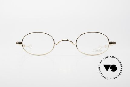 Lunor I 08 Telescopic Sliding Telescopic Temples, precious 22ct GOLD-PLATED frame, a timeless classic!, Made for Men and Women