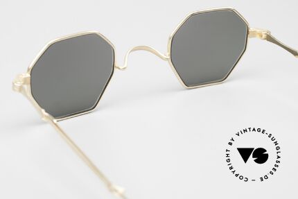 Lunor I 11 Telescopic Gold Plated Luxury Frame, Size: extra small, Made for Men and Women