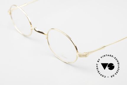 Lunor II 10 Oval Frame Yellow Gold, traditional German brand; quality handmade in Germany, Made for Men and Women